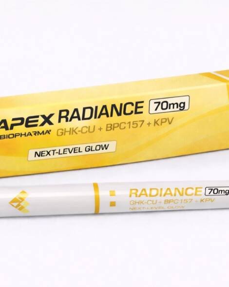 apex radiance 70mg (ghk cu + bpc 157 + kpv)
